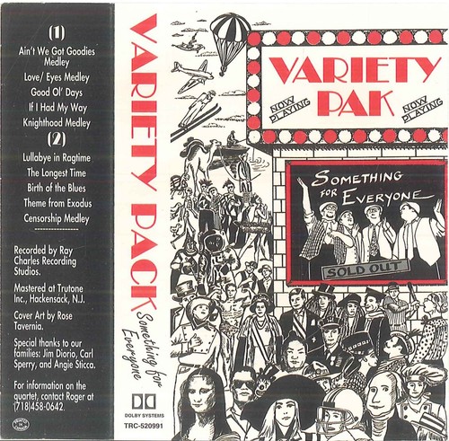 Something For Everyone Variety Pak Cassette TRC-520991 Ragtime Blues Exodus - Picture 2 of 4