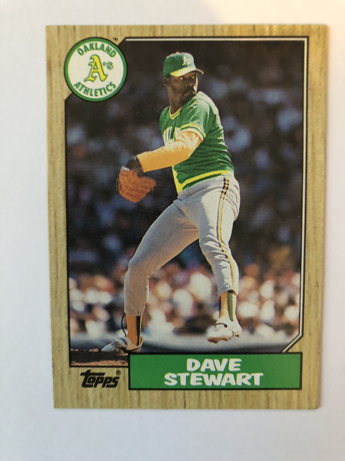 1987 Topps Dave Stewart Card # 14