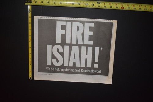 NY Knicks 2008-2012 6PC Newspaper Ad Lot Carmelo Anthony Fire Isiah - Picture 3 of 7