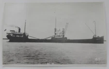 Steamship Steamer ASTMAHCO IV real photo postcard RPPC