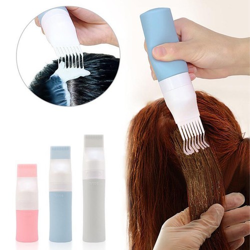 3PCS/Set Hair Dye Applicator Bottles Travel Silicone Sub-Bottle Shampoo Bottle - Picture 3 of 18