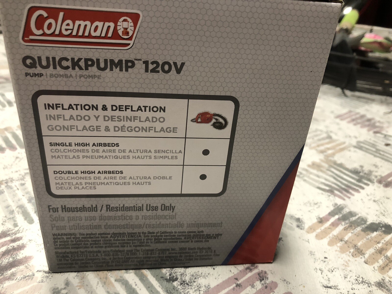 Coleman Quickpump 120V Pump eBay