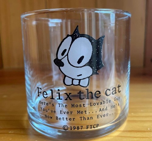 ¡NUEVO! ¡De colección! Juego de 3 vasos de copa de vidrio Felix el gato Japón 1988 Envío directo - Imagen 2 de 4