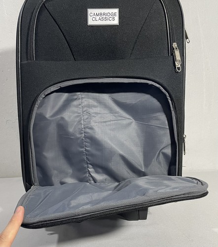 Cambridge Classics Wheeled Rolling Travel Luggage Suitcase 20 x 15 x 8 Inches - Picture 7 of 11