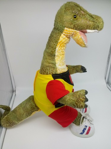 Build A Bear Workshop BABW Dinosaur Dino Long Neck w/ Outfit - Picture 4 of 8