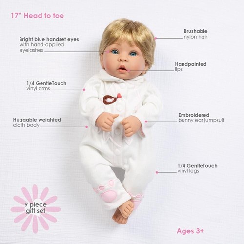 Muñeca Paradise Galleries Girl Molly & Fluffy, juego de 8 piezas con accesorios nutritivos - Imagen 4 de 8