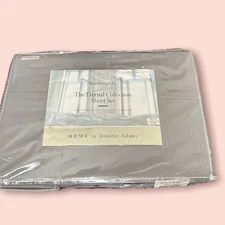 Jennifer Adams Home Eternal Full Sheet Set in Light Whisper Gray
