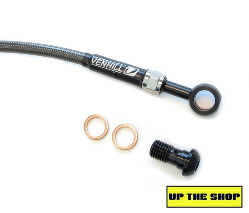 YAMAHA ZJ6 DIVERSION 2009 VENHILL stainless steel braided brake lines hoses Race - Picture 2 of 3