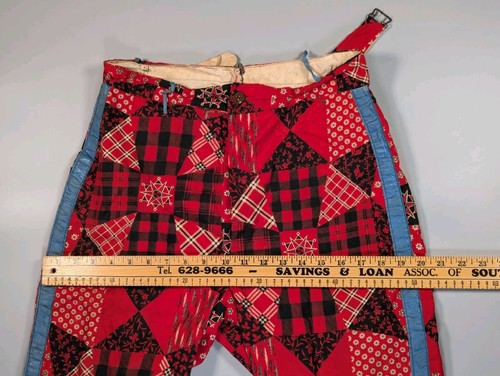 Antique Buckle Back Pants c.1900 Western Cowboy Workwear True Vintage Knickers - Picture 19 of 22