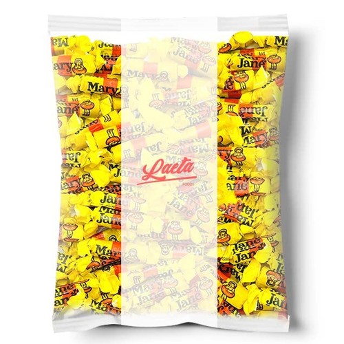 Taffies con sabor a mantequilla de maní Mary Jane (bolsa de 1 libra - aprox. 110 unidades) - Imagen 2 de 7
