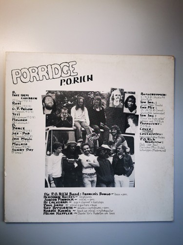 P.O. Rich Porridge private Reggae Rarity Vinyl LP Germany 1981 Roots mint- - Bild 2 von 3