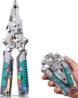 18-in-1 Multifunctional Folding Stylus Screwdriver and Wire Stripper Tool