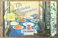 SALADES J. STALEVEN TELECARTE RÉF PHONECOTE En1012 PHONECARD SCHEDA CARTE CARTA