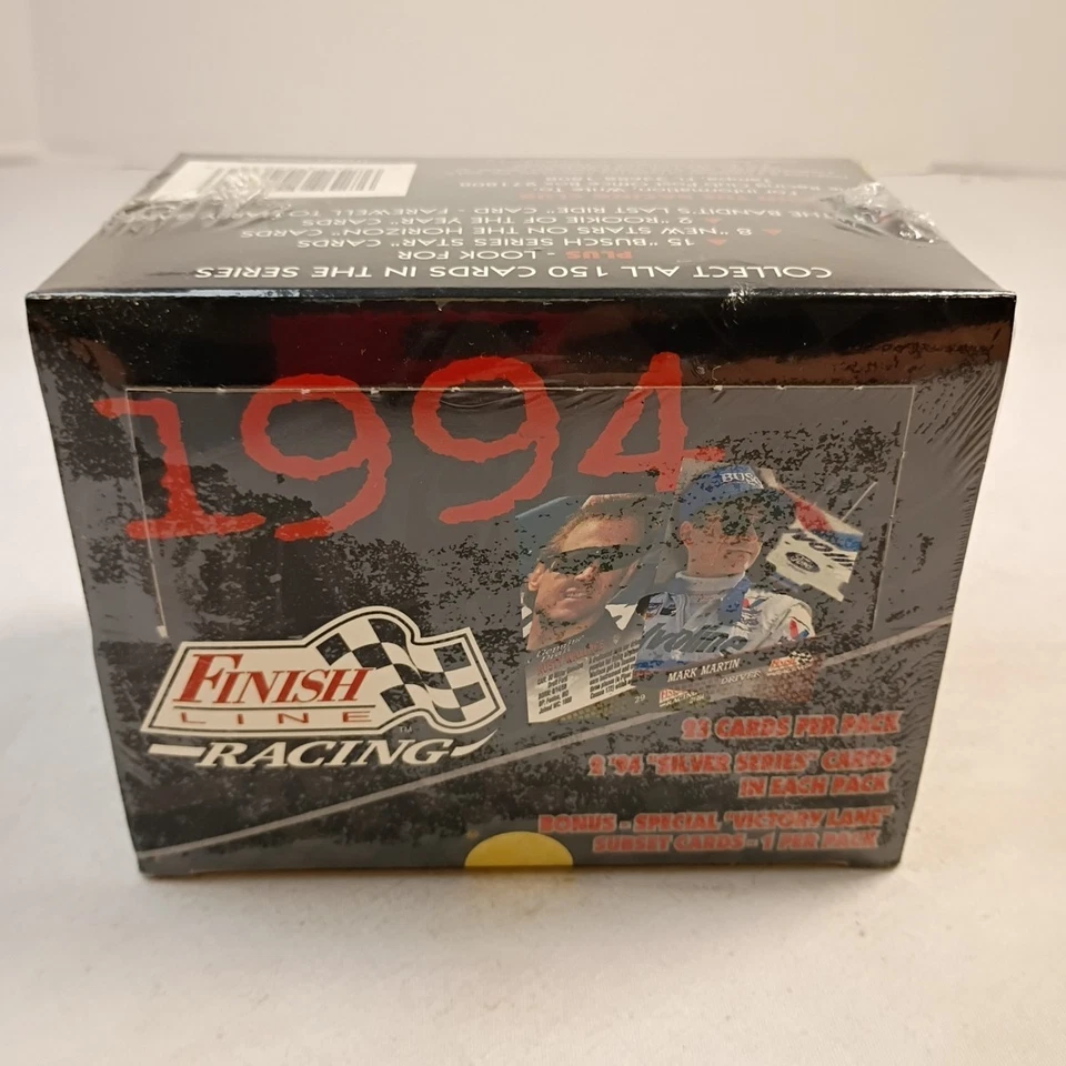 1994 Finish Line Racing NASCAR Silver Series Edition 36 Pack Factory Sealed Box - Image 4 of 4