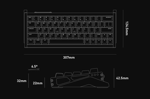 IQUNIX EZ63 Tastatura Gaming Rapid Trigger Magnetic Jade Gaming, White Elf ANSI - Bild 4 von 4