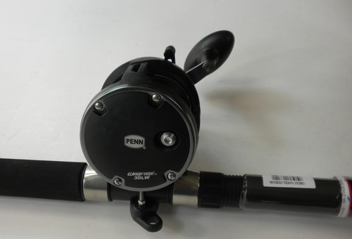 Penn 1366243 WAR30LW2050C66 Warfare Rod Reel Combo Trolling 20-50 lb Class - Picture 2 of 12