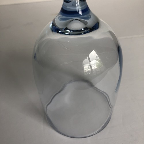 Vintage Libbey Misty Blue Swirl Base Weingläser 10 Oz 6 3/8" 6er Set - Bild 7 von 24