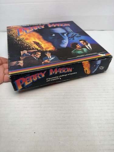 Perry Mason Board Game TV Courtroom Mystery Suspense 1987 TSR Vtg W/video - Picture 2 of 7