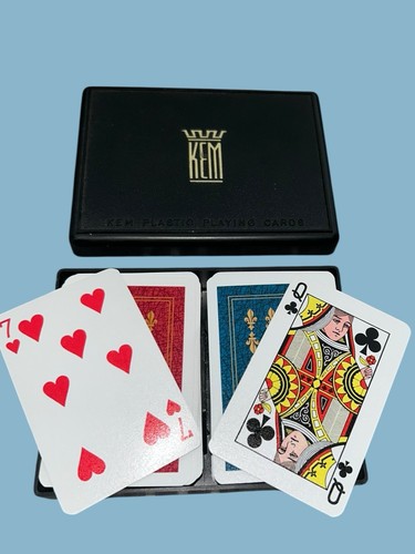 Kem Zwei Decks Spielkarten Florence Design Muster mit Hülle gebraucht - Bild 2 von 5