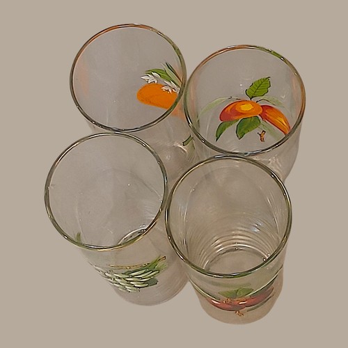 Mid-Century West Virginia Glass Orchard Water Collins Ice Tea Glasses - Picture 14 of 17