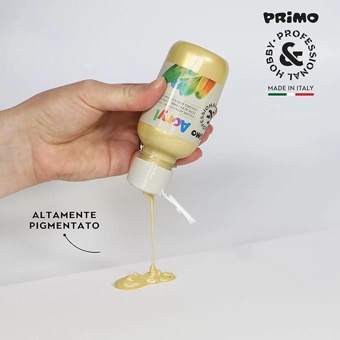 Primo tempera acrilica da 125 ml Oro 920 - Immagine 3 di 3