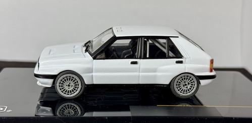 LANCIA DELTA HF INTEGRALE 8v 1989 TEST CAR MULETTO PLAIN BODY WHITE IXO 1:43 - Foto 3 di 11