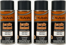 Genuine Kubota Touch-Up Spray Paint (Dark Gra...