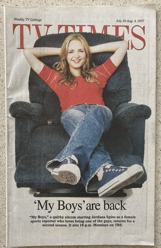 Jordana Spiro My Boys Bay Area California Local TV Guide Regional - July 29 2007 - Picture 1 of 5