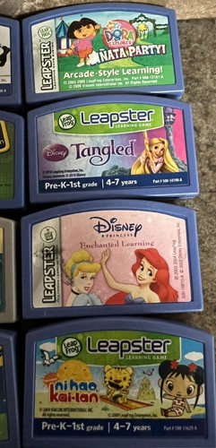 Lot of 14 Leap Frog Leapster Explorer Leap Pad Learning Game Cartridges Only - Picture 3 of 4