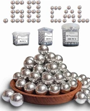 68 Caliber Self Defense Balls & Projectiles, 7.3g Hard Reusable 0.68 Cal Aluminu