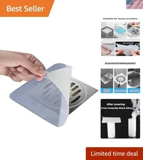 Universal Silicone Drain Plugs - Deodorizing Mats for Kitchen, Bath, and Laundry