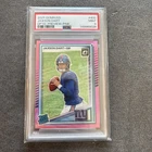 2025 Panini Donruss Optic Rookie Jaxson Dart #273 Pink Prizm (RC) PSA 9 GIANTS