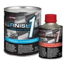 Sherwin-Williams Finish 1 FC750-4 2.1 VOC Satin Clearcoat Medium Kit (Quart)