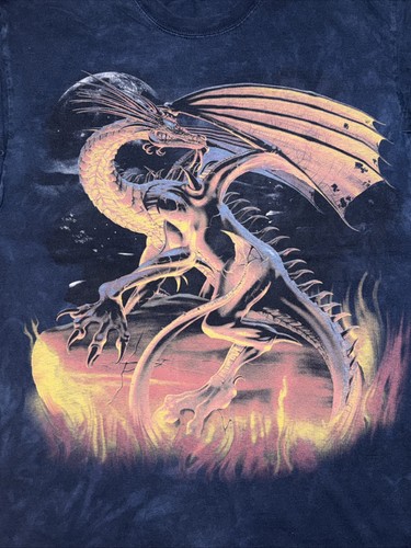 Vintage The Mountain T-Shirt Größe M Dragon Supernatural Fantasy Underworld USA - Bild 4 von 9