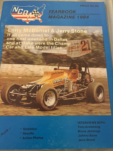 1984 NCRA Yearbook Larry Mc Daniel & Jerry Stone