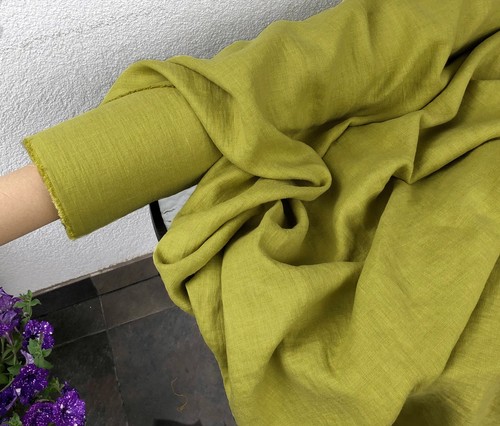Emerald Green Linen Fabric by the Yard – Dresses, Curtains, Tablecloths & Crafts - Picture 14 of 59