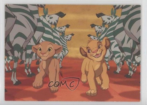 SkyBox 1994 El Rey León: Serie 1 Un espectacular saludo de cebra #12 1p5