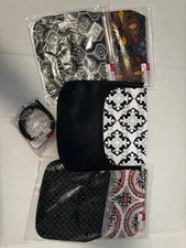 Thirty-One Rabat Studio 31 Purse w/5 Interchangeable Flaps -Midnight Navy Pebble