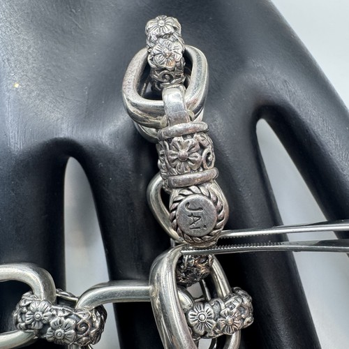 JAI by John Hardy 925 Sterling Silber Vergissmeinnicht Blume Gliederarmband schön - Bild 12 von 12