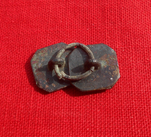 Une Paire de Boutons de Cape ou de Manchette en Bronze - Motif Floral ! - Picture 2 of 2