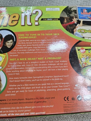 Nickelodeon Nick Scene it? The DVD Board Game 2006 Complete Y2K Family - Picture 16 of 18