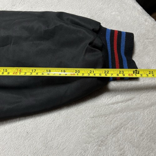 Chaqueta Universitaria Reversible Negra Detroit Pistons Jeff Hamilton JH Designs Hombres 4XL - Imagen 11 de 14