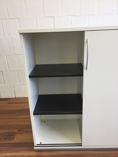 König+Neurath Aktenschrank 3 Ordnerhöhen weiß abschließbar - Bild 3 von 10