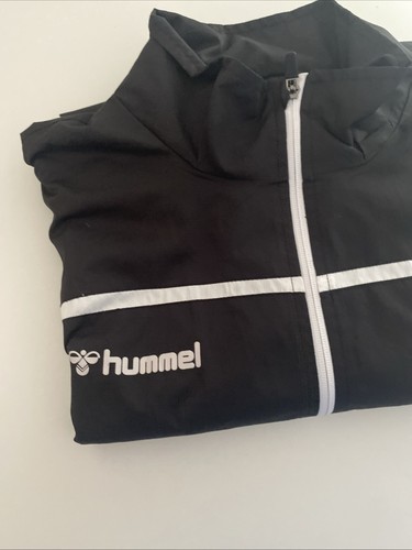 Chaqueta de Entrenamiento Charlton Atlética Cremallera Completa Hummel XXL Abrigo de Fútbol Negro CAFC - Imagen 16 de 17