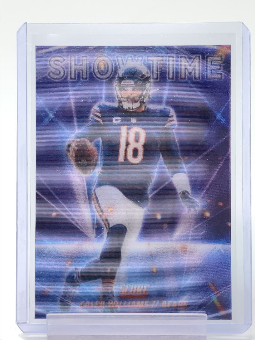 CALEB WILLIAMS 2025 PANINI SCORE SHOWTIME LENTICULAR BEARS SSP Q2550