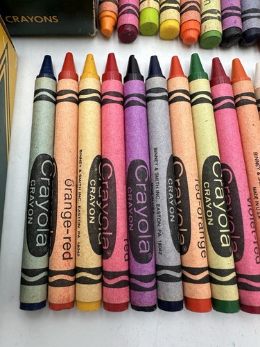 Vintage Crayola Buntstifte in Box Buntstift Binney Smith 1 brandneu + 1 gebraucht 1980er - Bild 3 von 22