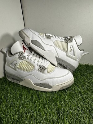 Nike Air Jordan 4 Retro White Oreo Mens Size 10