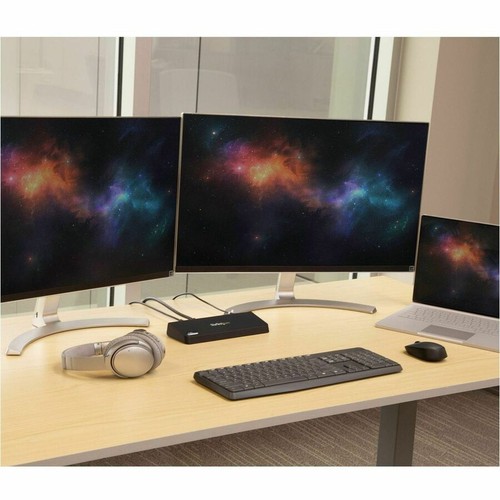Startech Universal Usb 3.0 4k Laptop Docking Station W/ 4k Displayport&trade; - - Picture 7 of 7