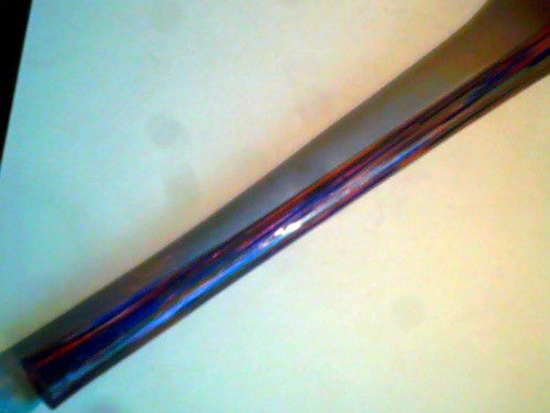 Globo de riego de vidrio soplado de colección bola de bulbo de planta multicolor ~ 3 1/2" de diámetro x 15" de alto - Imagen 4 de 6