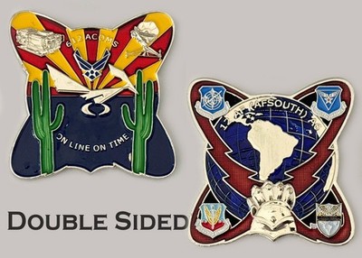 12 ACOMS AFSOUTH On Line On Time Air Force Challenge Coin  J#2